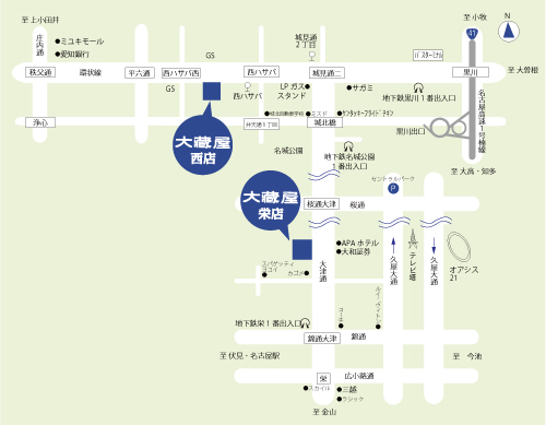 アクセス地図